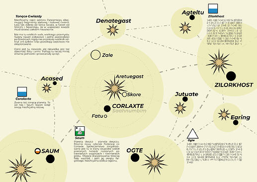wstępna wersja mapy